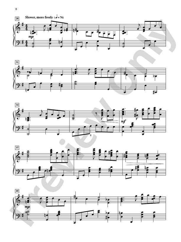 Grand Hymns of the Faith: 10 Expressive Arrangements of Favorite Hymns - Piano (Digital Download)