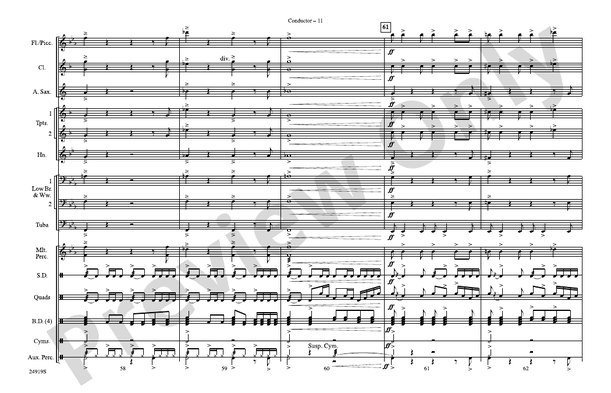The Aviator – Marching Band Conductor Score & Parts (Digital Download)