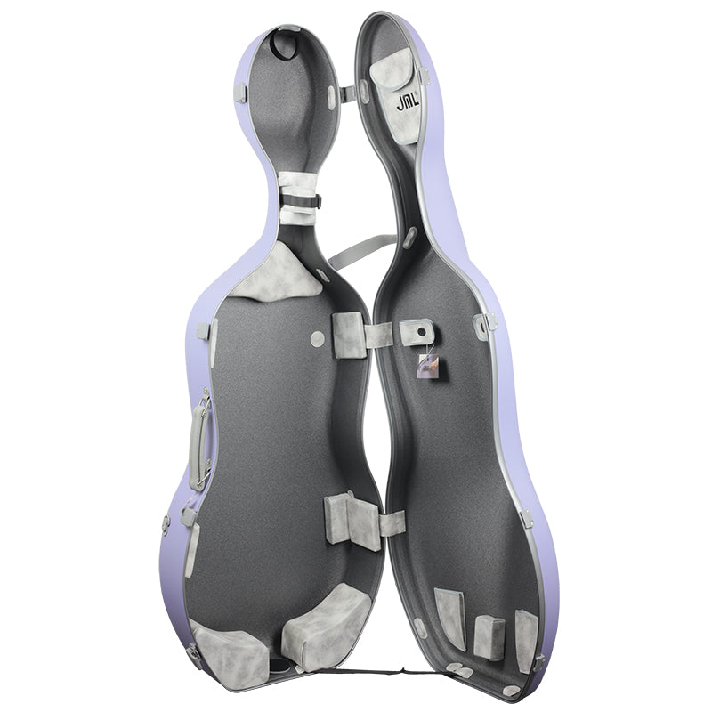 JML CL-6 Carbon Luxe 2.9 Cello Case Twilight Purple 4/4