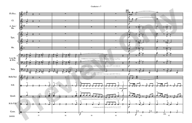 Monterey – Marching Band Conductor Score & Parts (Digital Download)