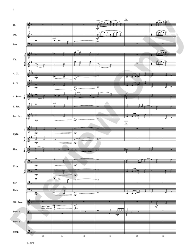 Vistas - Concert Band Conductor Score & Parts (Digital Download)