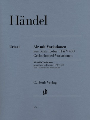Air with Variations (The Harmonious Blacksmith) - George Frideric Handel - Piano G. Henle Verlag Piano Solo