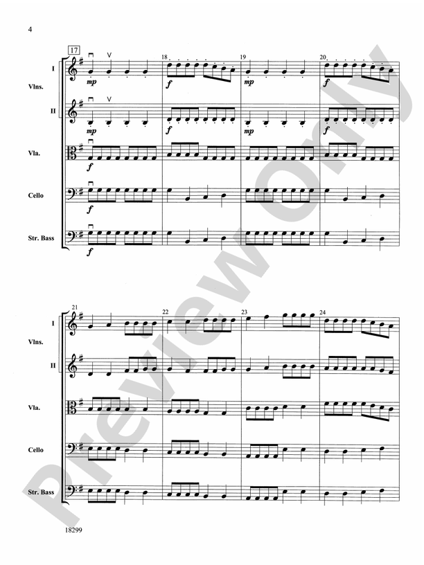 Three Scenes from a Green Valley – String Orchestra Conductor Score & Parts (Digital Download)
