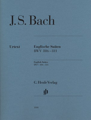 English Suites 6 Bwv 806-811 Without Fingering - Johann Sebastian Bach - Piano G. Henle Verlag Piano Solo