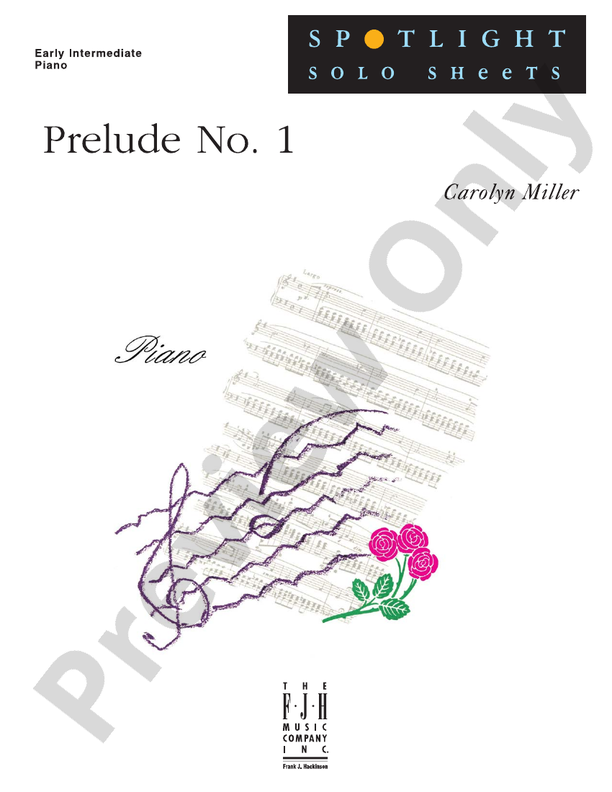 Miller - Prelude No. 1 - Piano (Digital Download)