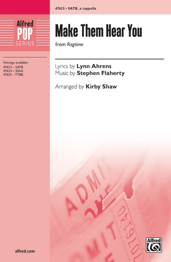 Make Them Hear You – SATB, a cappella Choral Octavo (Digital Download)