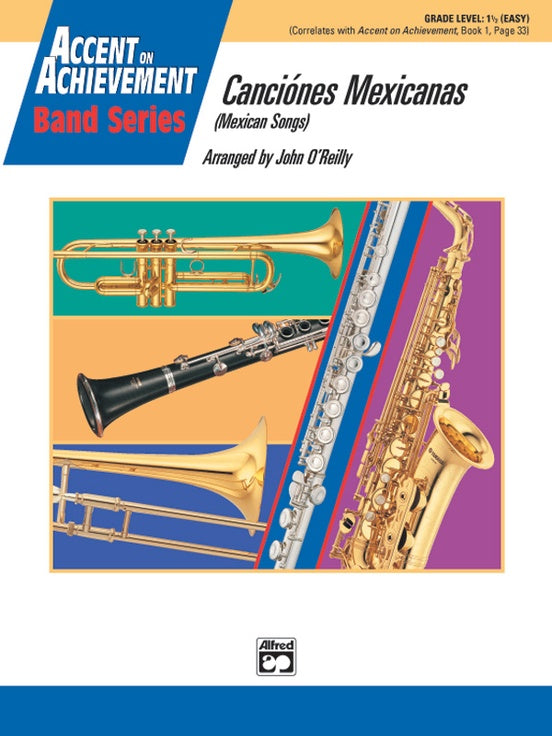 Canci√≥nes Mexicanas - Concert Band Conductor Score & Parts (Digital Download)