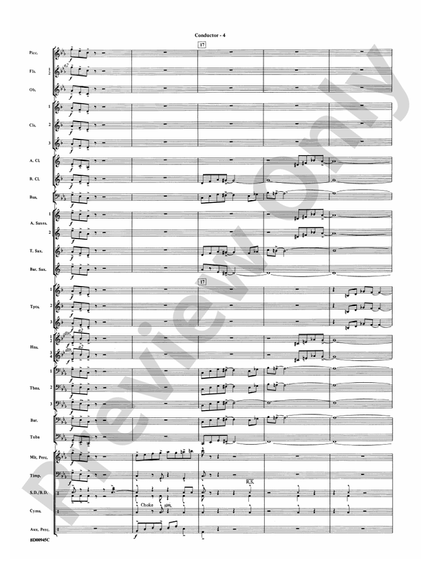 Okeanos - Concert Band Conductor Score & Parts (Digital Download)