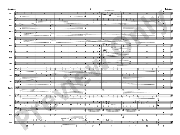 El Abrazo – Jazz Ensemble Conductor Score & Parts (Digital Download)