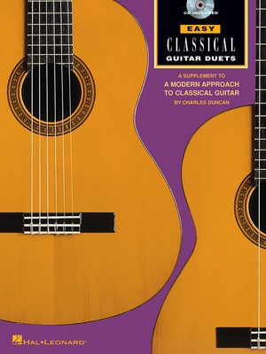 Easy Classical Guitar Duets - Book/CD Pack - Guitar Charles Duncan Various Authors Hal Leonard Guitar Duet /CD