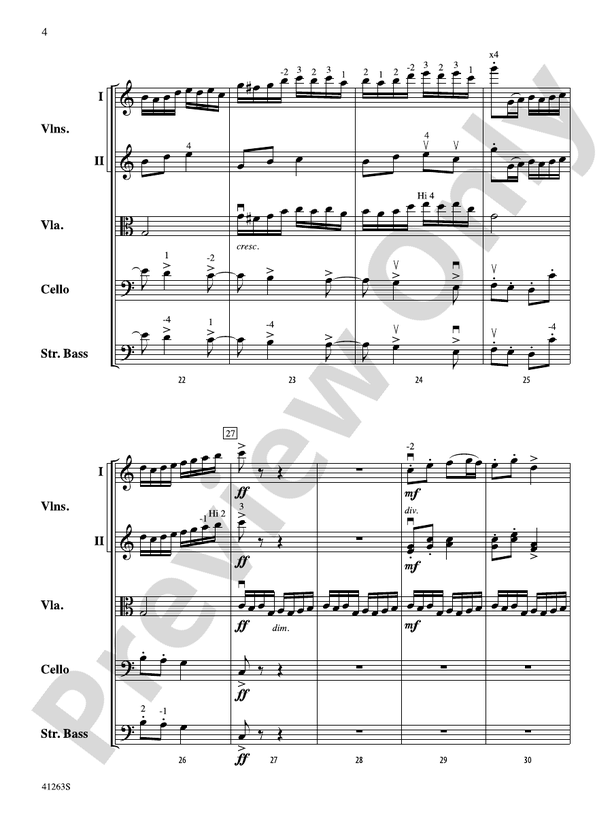 Dance of the Tumblers (from the Opera Snow Maiden) – String Orchestra Conductor Score & Parts (Digital Download)