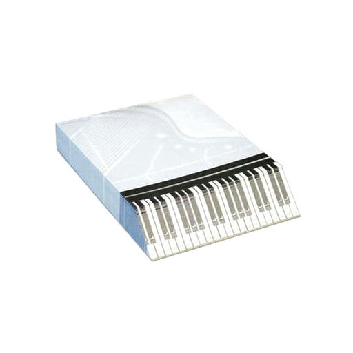 Slanted Memo Pad with Piano Key Design