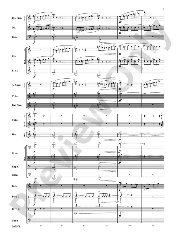 Rhapsodic Celebration - Concert Band Conductor Score & Parts (Digital Download)