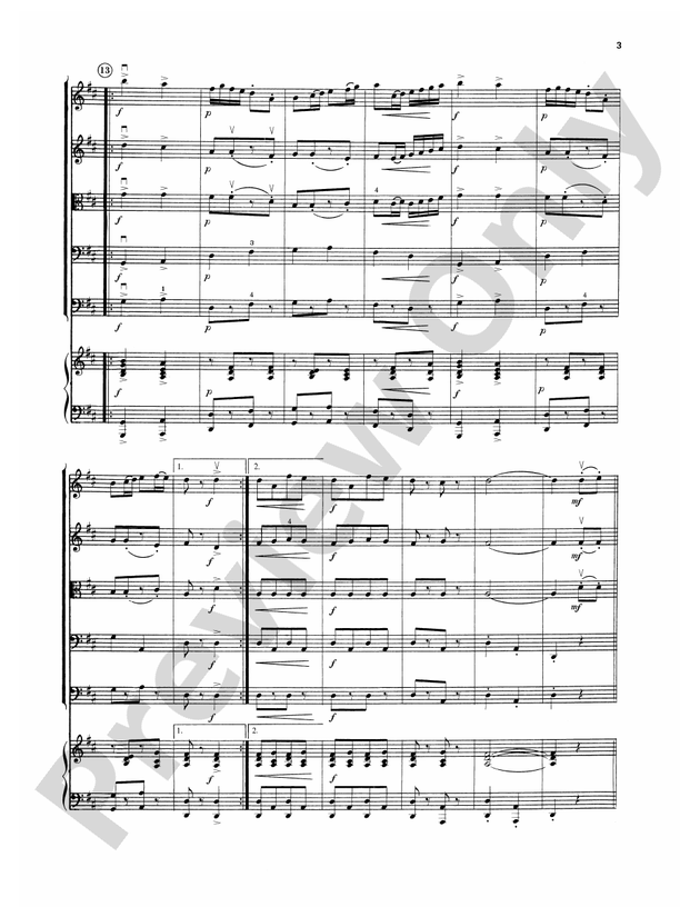 The Merry Widow – String Orchestra Conductor Score & Parts (Digital Download)