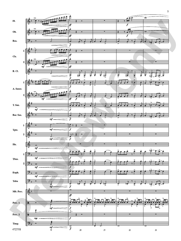 Power the Earth - Concert Band Conductor Score & Parts (Digital Download)