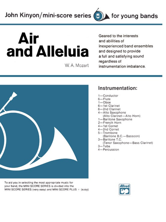 Air and Alleluia - Concert Band Conductor Score & Parts (Digital Download)