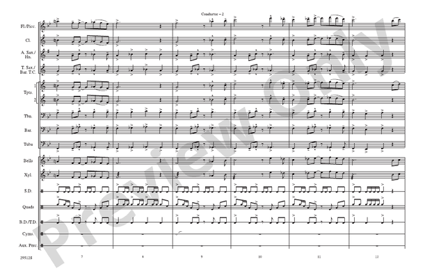 La Serpiente (The Snake) – Marching Band Conductor Score & Parts (Digital Download)