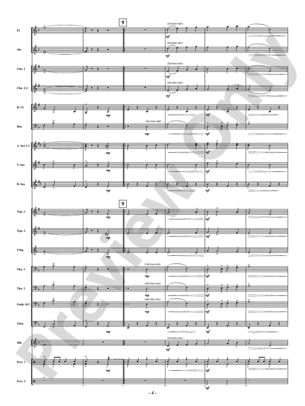Hawthorn Hill - (Concert March) - Concert Band Conductor Score & Parts (Digital Download)
