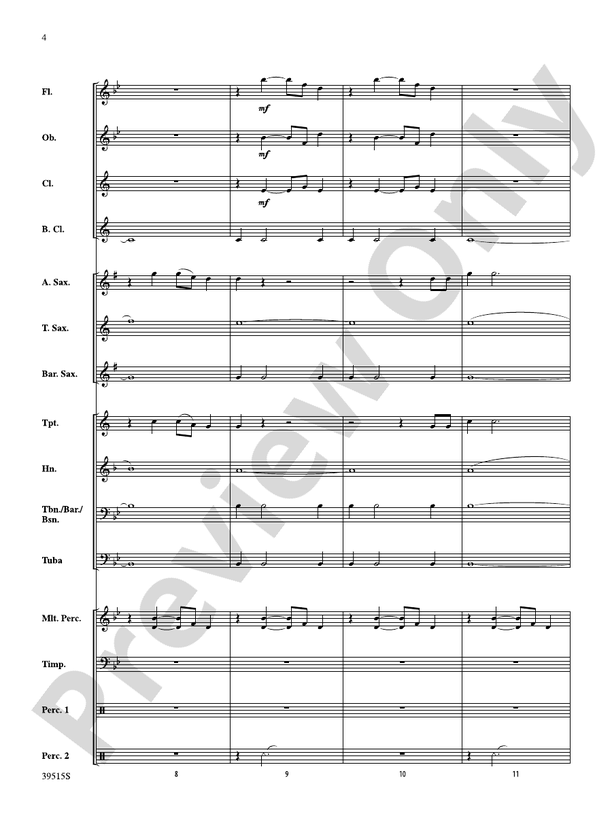 Homeward Bound - Concert Band Conductor Score & Parts (Digital Download)