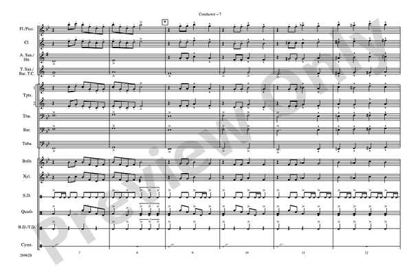 Classic Teasers and Pleasers – Marching Band Conductor Score & Parts (Digital Download)
