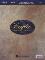Carta Manuscript Paper No. 34 - Carta Part Paper - Various Authors Hal Leonard