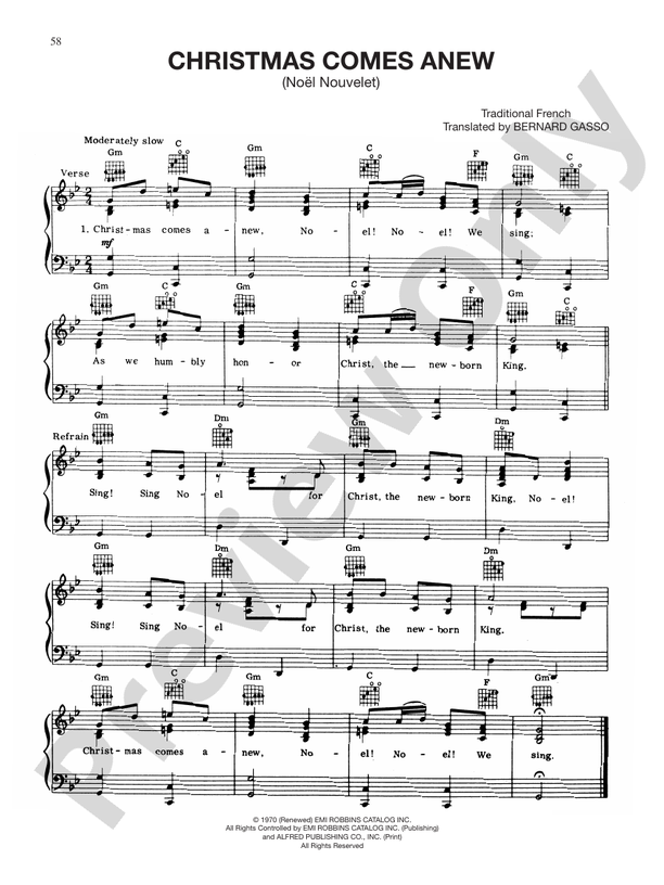 Christmas Comes Anew - PVG (Digital Download)