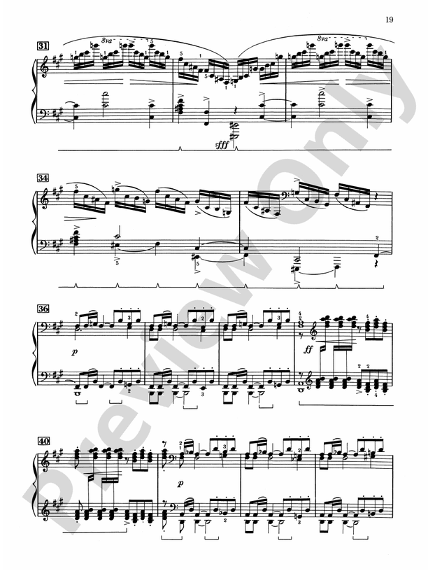 Rachmaninoff - Selected Works - Piano (Digital Download)