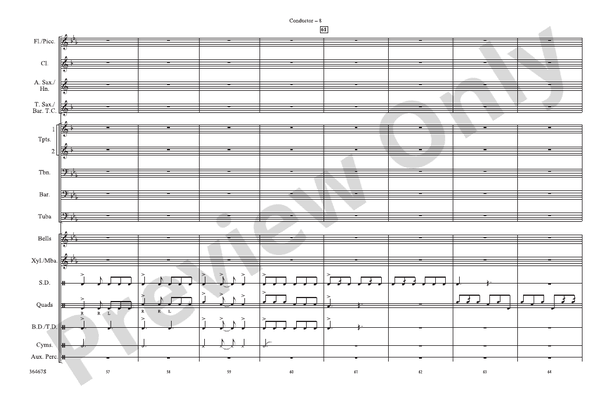 World of Warcraft, Part III – Marching Band Conductor Score & Parts (Digital Download)