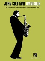 John Coltrane - Omnibook - For B-flat Instruments - Bb Instrument Hal Leonard Transcribed Score Spiral Bound