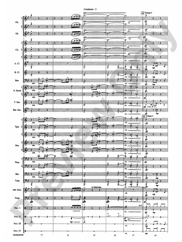 The Last Battle - Concert Band Conductor Score & Parts (Digital Download)