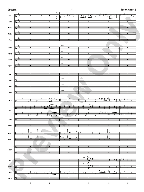 Hunting Wabbits 2 (A Bad Hare Day) - Jazz Ensemble Conductor Score & Parts(Digital Download)
