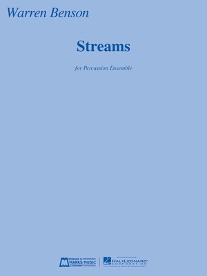 Streams for Seven Percussionists - Warren Benson - Edward B. Marks Music Company Score/Parts