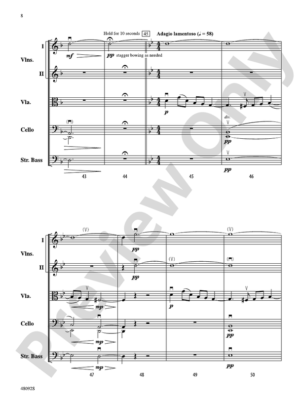 From Darkness, Joyful Sounds Are Born - String Orchestra Conductor Score & Parts (Digital Download)
