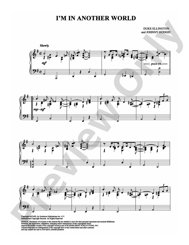 I'm in Another World - Piano (Digital Download)