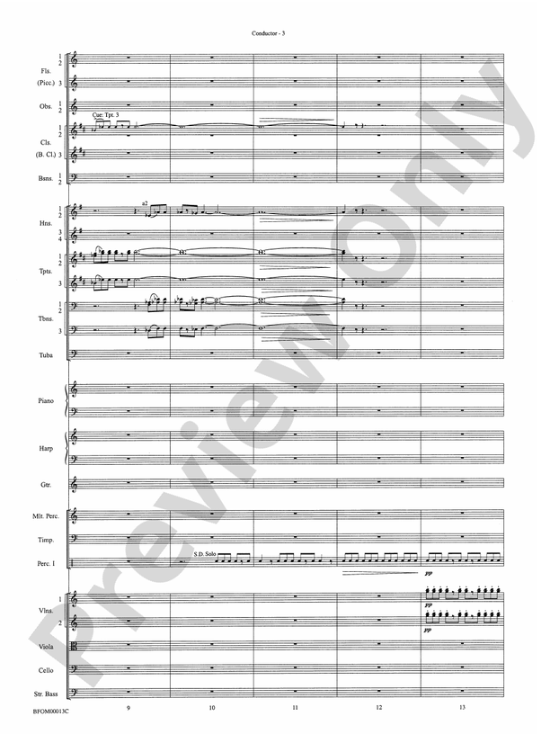 American Salute – Full Orchestra Conductor Score & Parts (Digital Download)