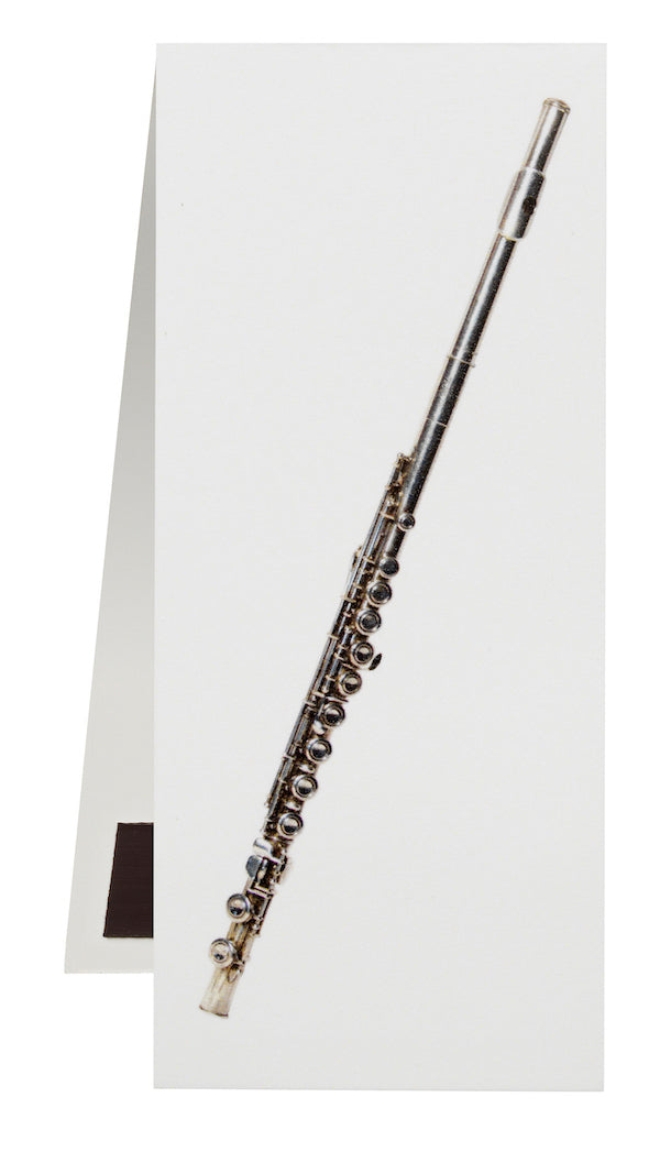 Magnetic Bookmark White with a Flute