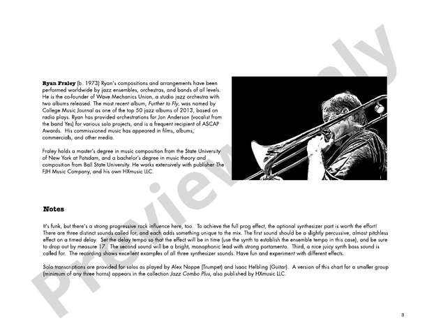Prog Pacific – Jazz Ensemble Conductor Score & Parts (Digital Download)