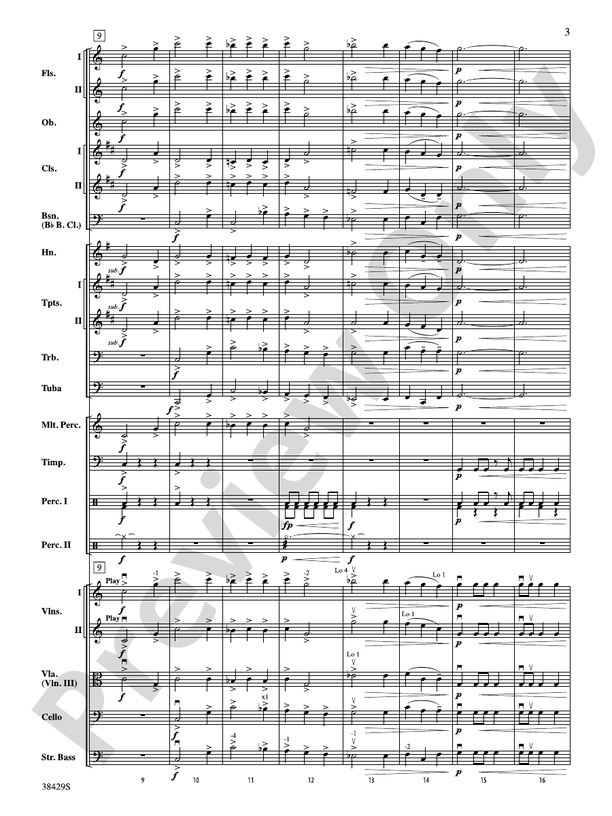 Blunderbuss Battles – Ful Orchestra Conductor Score & Parts (Digital Download)