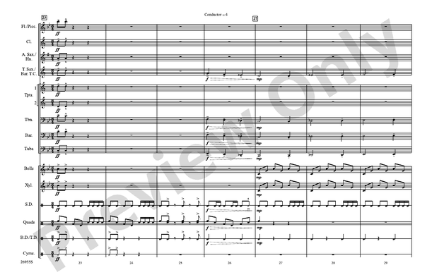 El Campeon – Marching Band Conductor Score & Parts (Digital Download)