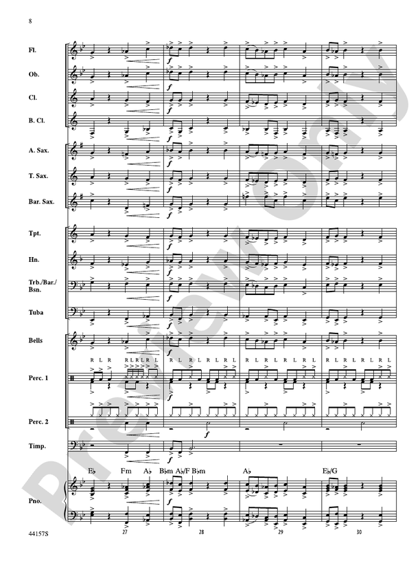 Worksite - Concert Band Conductor Score & Parts (Digital Download)