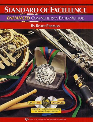 Standard of Excellence Enhanced Book 1 - Clarinet Part/CD by Pearson Kjos PW21CL