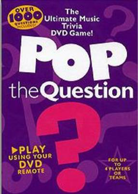Pop The Question Music Trivia Dvd Music Game -