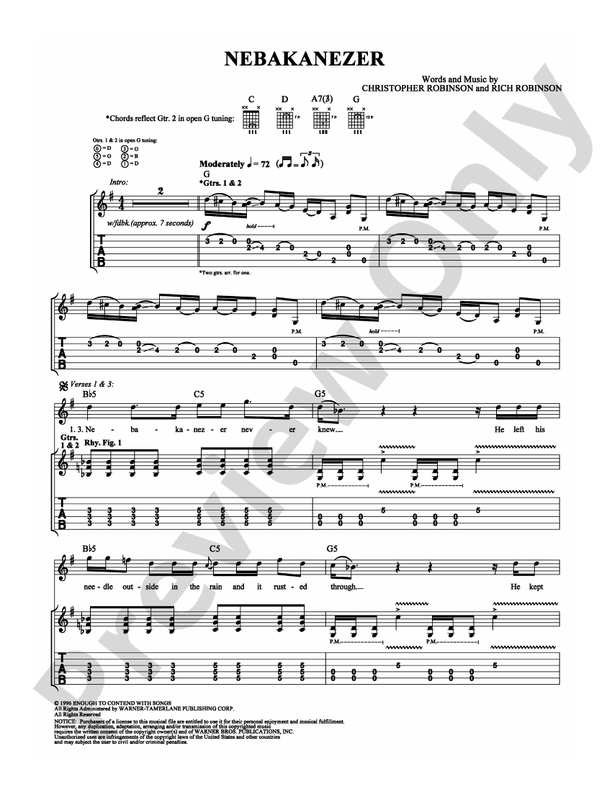 Nebakanezer - Guitar TAB (Digital Download)