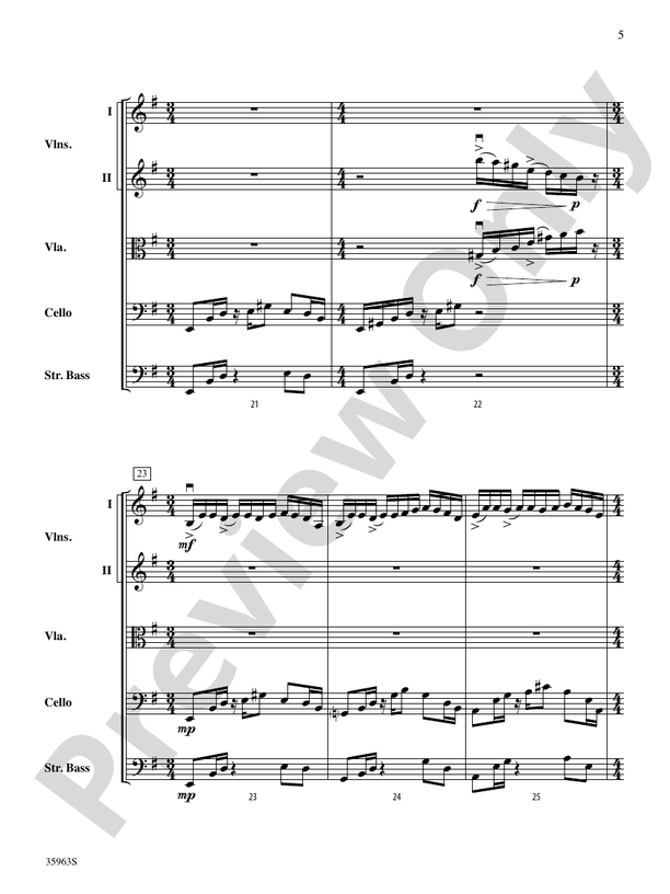 Vanishing Pointe – String Orchestra Conductor Score & Parts (Digital Download)