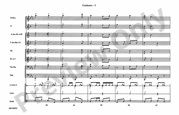 Service Songs - Set 2 (Marines/Air Force) – Marching Band Conductor Score & Parts (Digital Download)