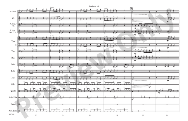 21st Century Breakdown – Marching Band Conductor Score & Parts (Digital Download)