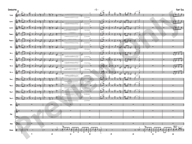 Just 'Cuz - Jazz Ensemble Conductor Score & Parts(Digital Download)