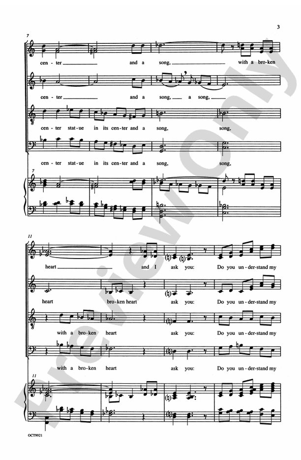 Dreamer – SATB Choral Octavo (Digital Download)