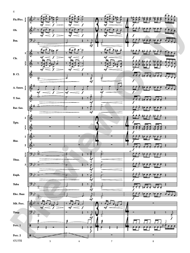 A Mad Russian's Christmas - Concert Band Conductor Score & Parts (Digital Download)