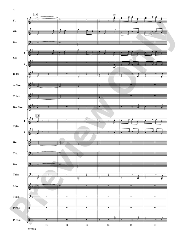 Suite from The New World - Concert Band Conductor Score & Parts (Digital Download)